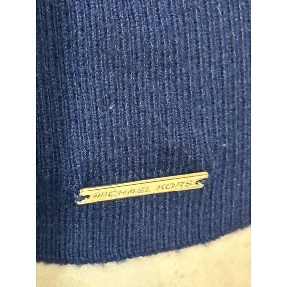 Michael Kors Knit Viscose Mix Top MK Logo Soft Open Shoulders  Tee Size Xl # 860 - Picture 13 of 14